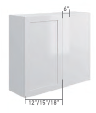 Wall Cabinet - Corner (Blind Corner) (30" - 42"H)