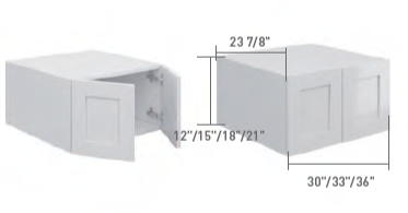 Wall Cabinet - Fridge (Full Depth) (12" - 24"H)