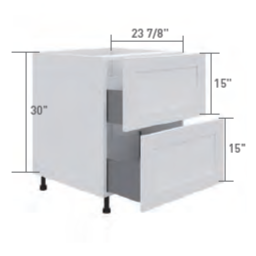 Base Cabinet - 2 Drawer