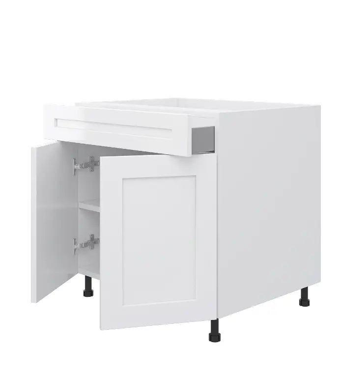 Slim Shaker Base Cabinet - Door & Drawer