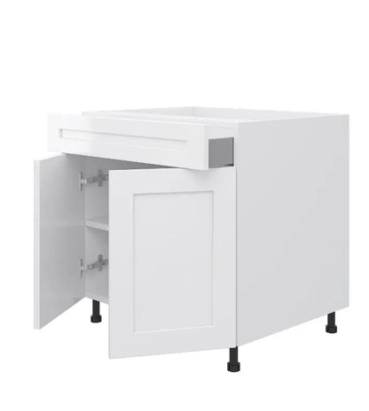Slim Shaker Base Cabinet - Door & Drawer