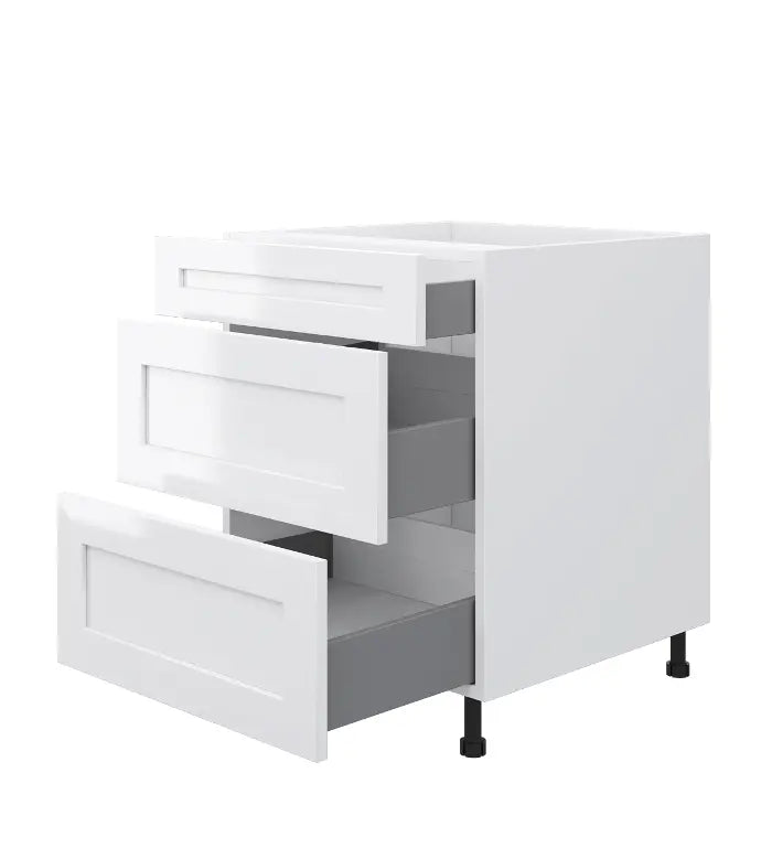 Slim Shaker Base Cabinet - 3 Drawer