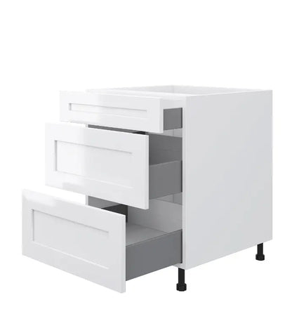 Slim Shaker Base Cabinet - 3 Drawer