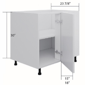 Slim Shaker Base Cabinet - Blind Corner