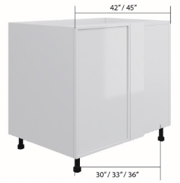 Slim Shaker Base Cabinet - Blind Corner