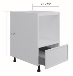 Slim Shaker Base Cabinet - Microwave