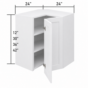 Wall Cabinet - Corner (Easy Reach) (12" - 42"H)