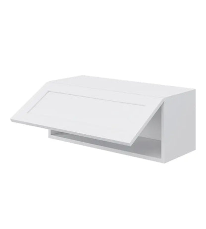 Slim Shaker Wall Cabinet - Stay Lift (15" - 18"H)