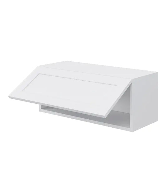 Slim Shaker Wall Cabinet - Stay Lift (15" - 18"H)