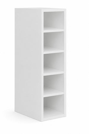 Slim Shaker Wall Cabinet - Open With Shelves