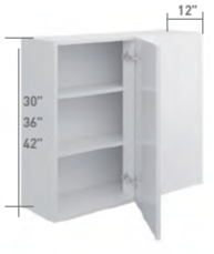 Wall Cabinet - Corner (Blind Corner) (30" - 42"H)