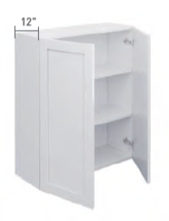 Wall Cabinet - Standard 2 Door (30" - 42"H)