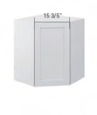 Wall Cabinet - Corner (Angled) (12" - 42"H)
