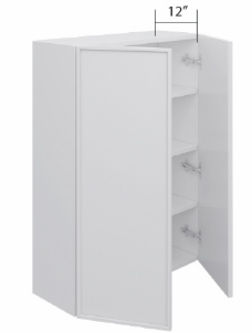 Slim Shaker Wall Cabinet - Standard 2 Door (30" - 42"H)
