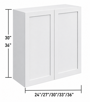 Wall Cabinet - Standard 2 Door (30" - 42"H)